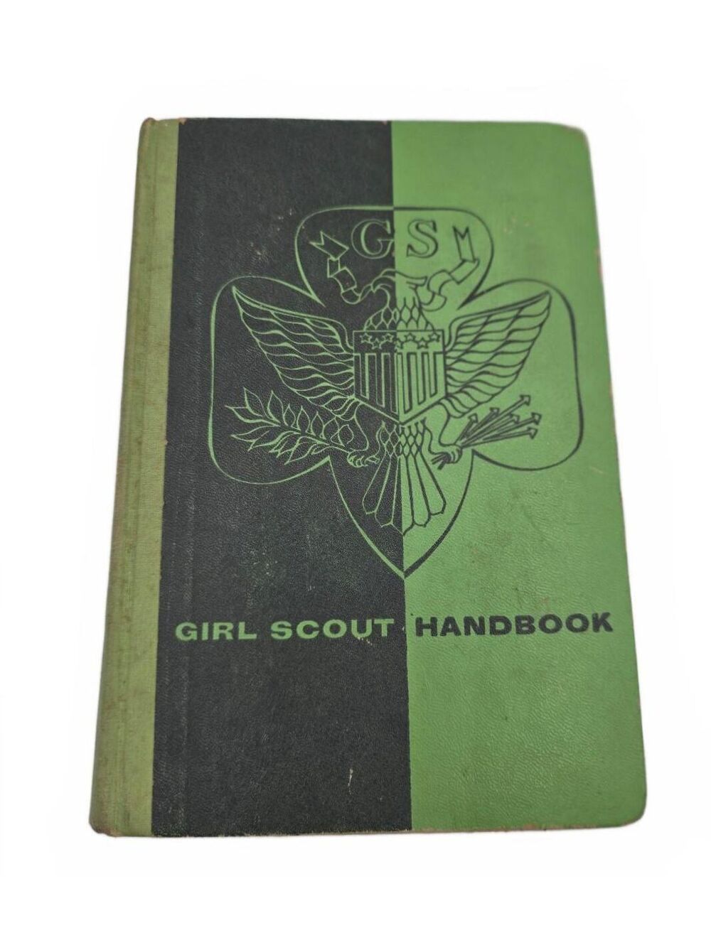 Vintage Girl Scout Handbook Hardcover Book 1951 Intermediate Program Green